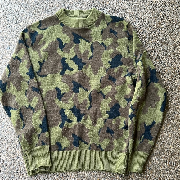 Vintage camo sweater - Picture 1 of 3